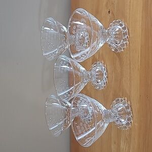 VINTAGE 50s "Boopie" Unique Champagne or Sherbert Custard Glasses, Set of 5